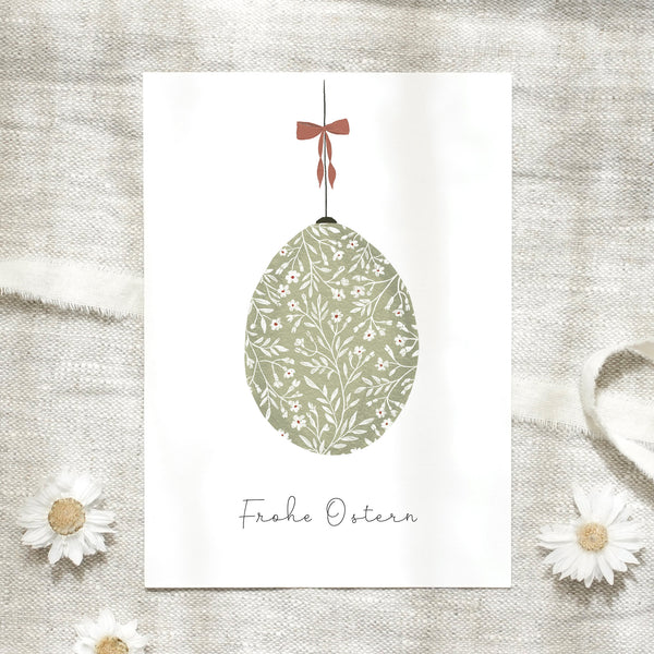 Postkarte - Osterei