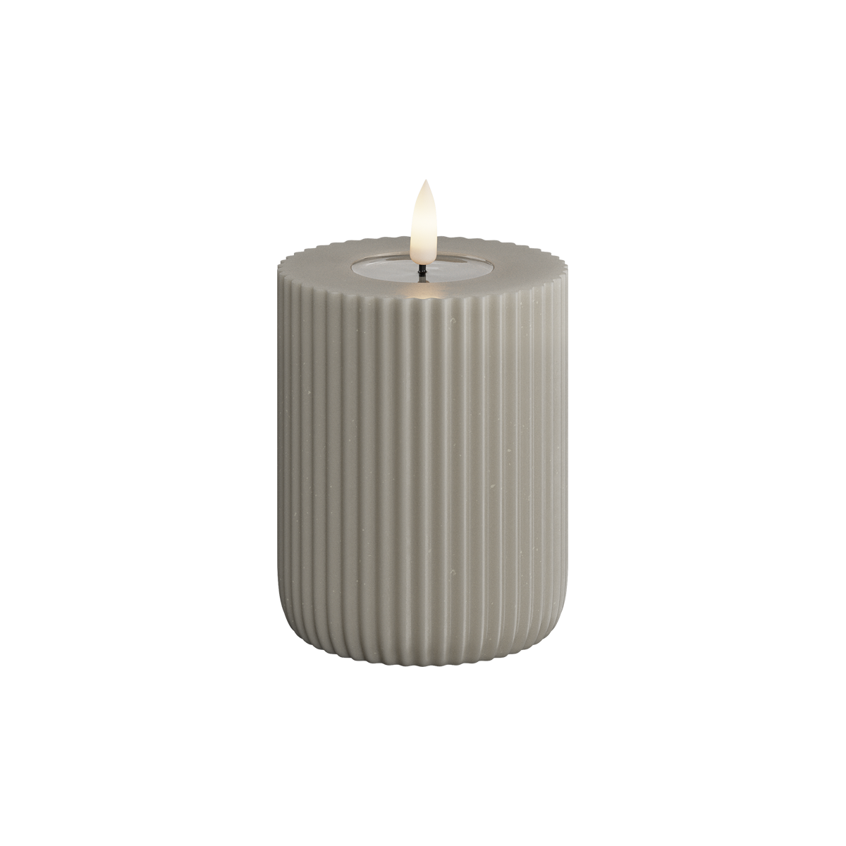 DeluxeHomeart LED Kerze Shape – Sand (8x10 cm)