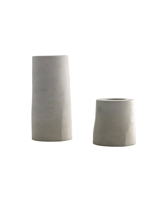 Stabkerzenhalter STELLA (2er Set): Grau