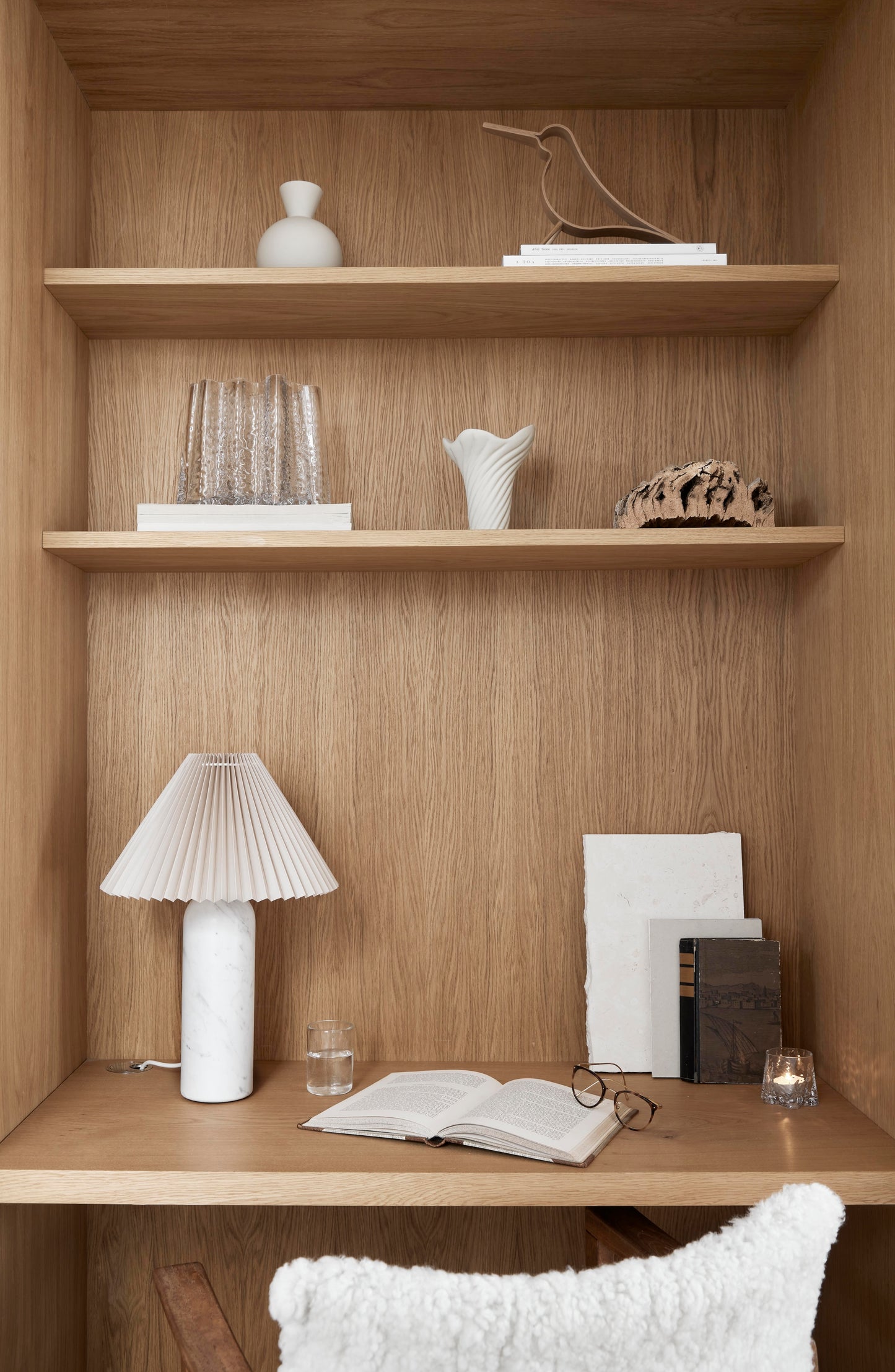 Teelichthalter - Gry - Clear