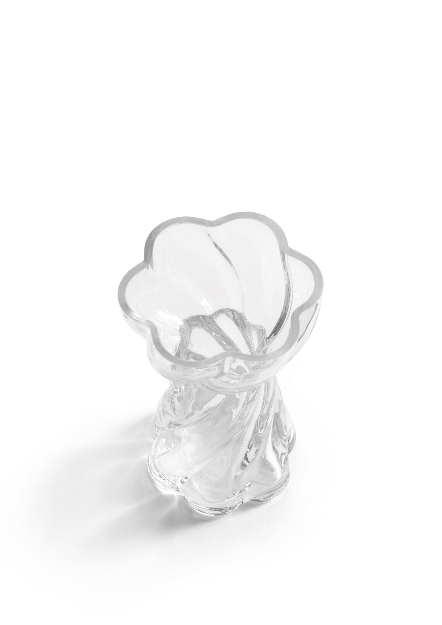 Vase - Twist Bulb - Glass