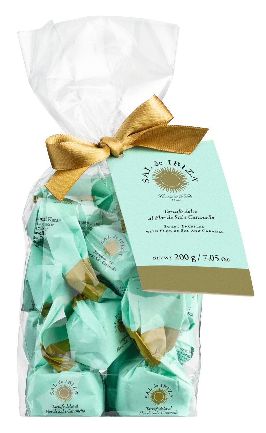 Tartufi dolci al Flor de Sal e Caramello - 200g