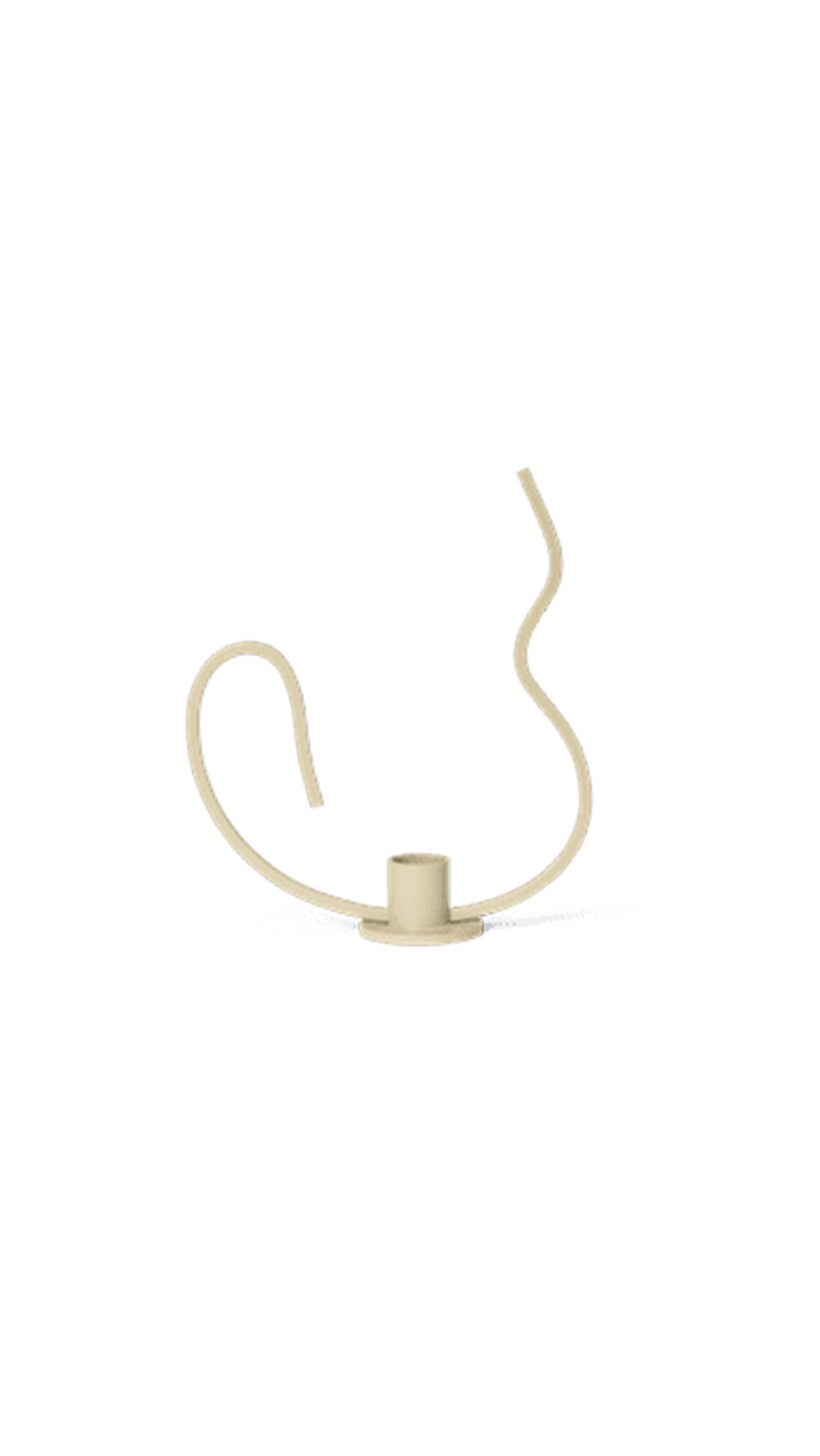 Valse Candle Holder - Low - Cashmere