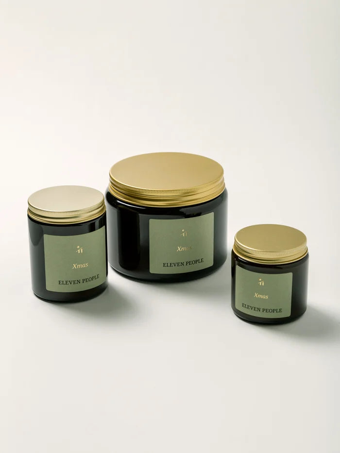 Eleven People Duftkerze „Blend X’mas“ – Weihnachtlicher Duft. Handgegossen aus Sojawachs, vegan & nachhaltig im Glas.