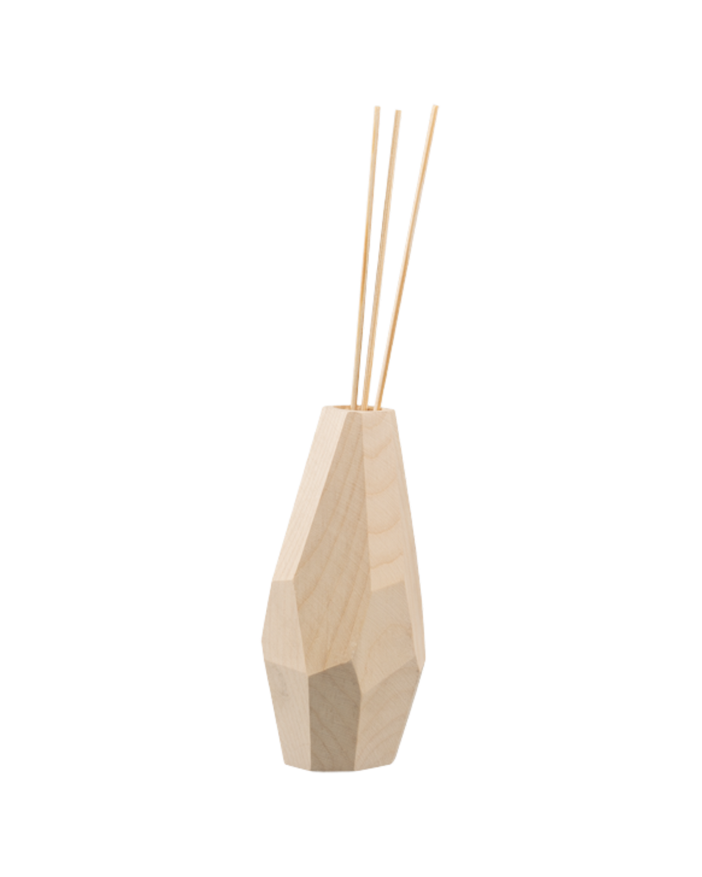 Minimalistischer Woodstone Duftträger von Demi Art – handgefertigt in Südtirol. Naturbelassenes Holzobjekt für  Raumdüfte.