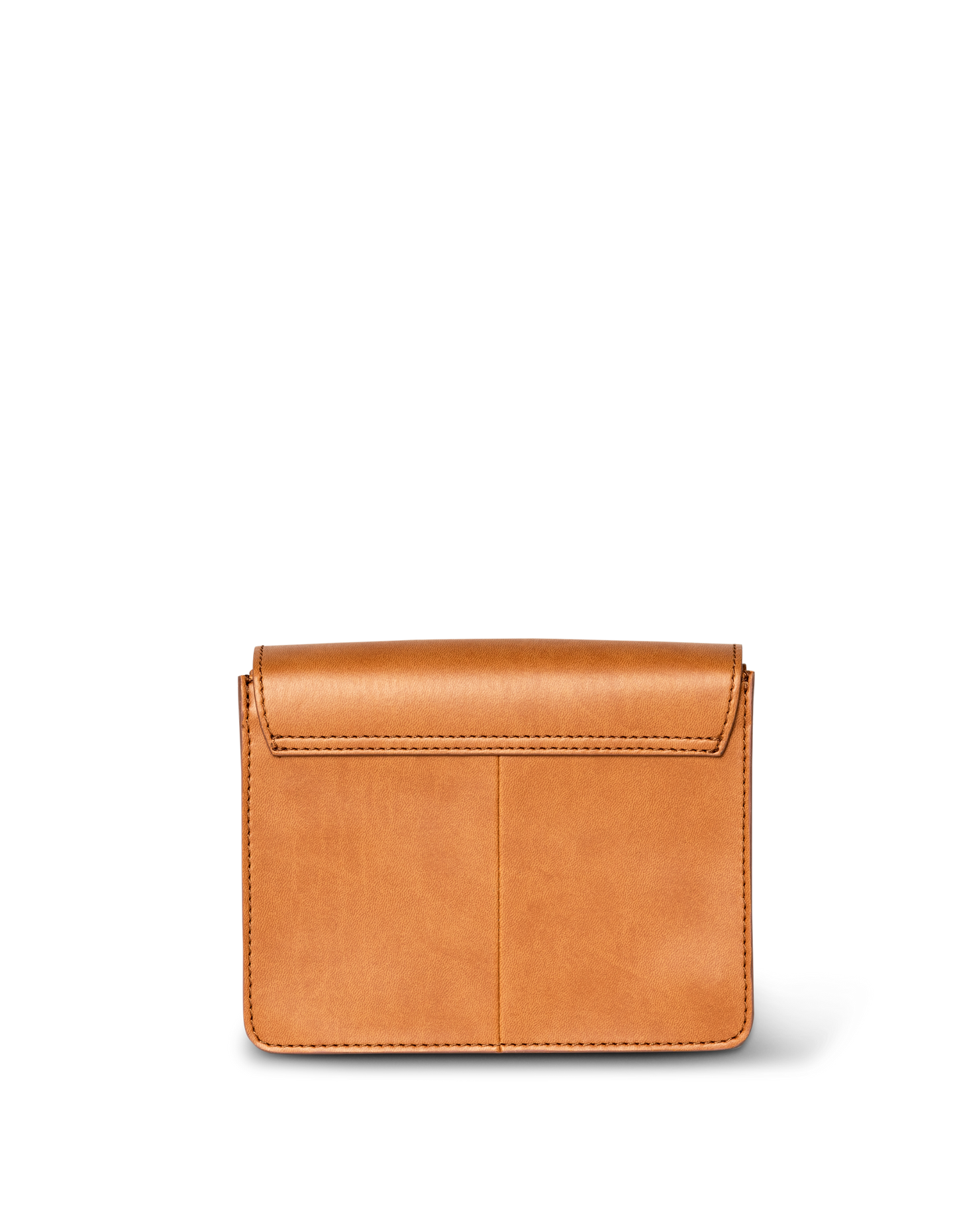 Audrey Mini Cognac Vegan Uppeal™ - Checkered Strap