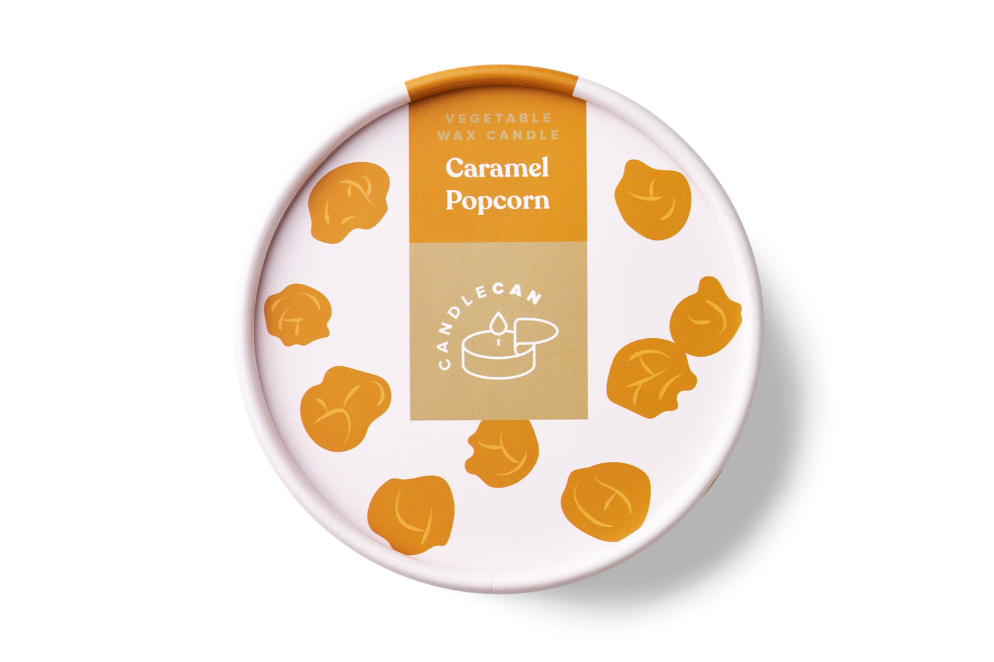 Kerzen-Dose - Caramel Popcorn