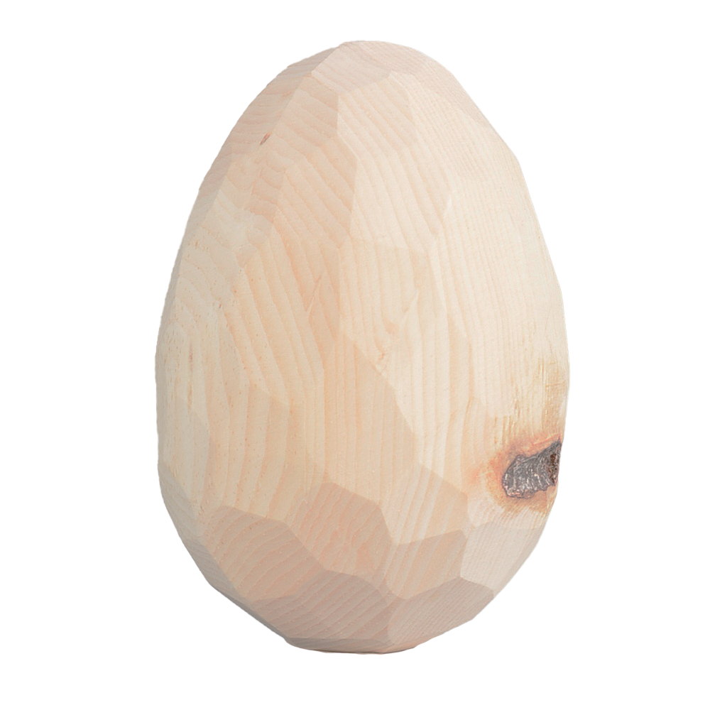 Handgeschnitztes Osterei Zirbenholz Südtirol