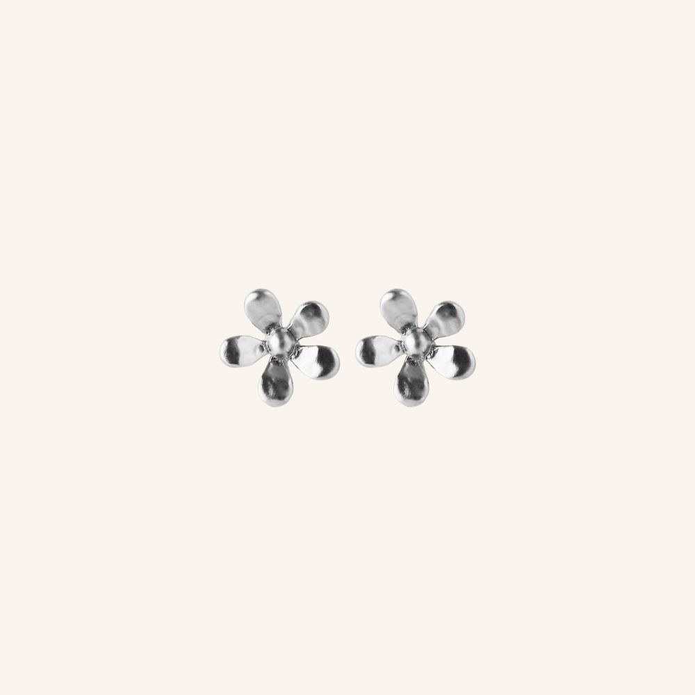 Wild Poppy Earsticks - Silber