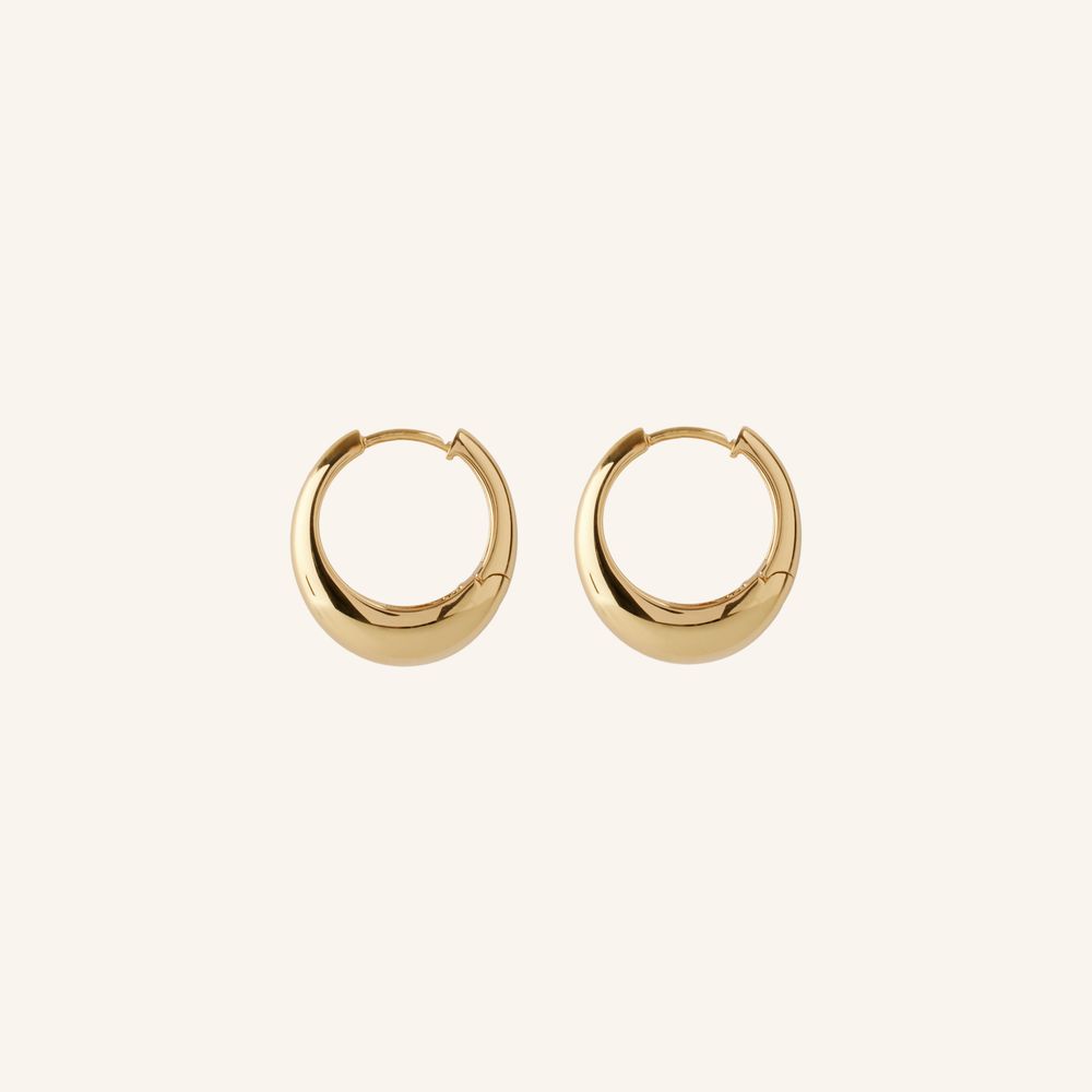 Ohrringe Globe Huggies - Gold