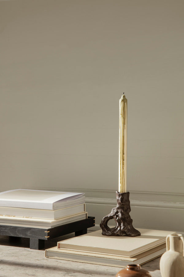 Ferm Living Stabkerze - Dryp Candles – Set of 2 – Olive