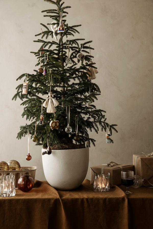 Speckle Pot - Large - Offwhite