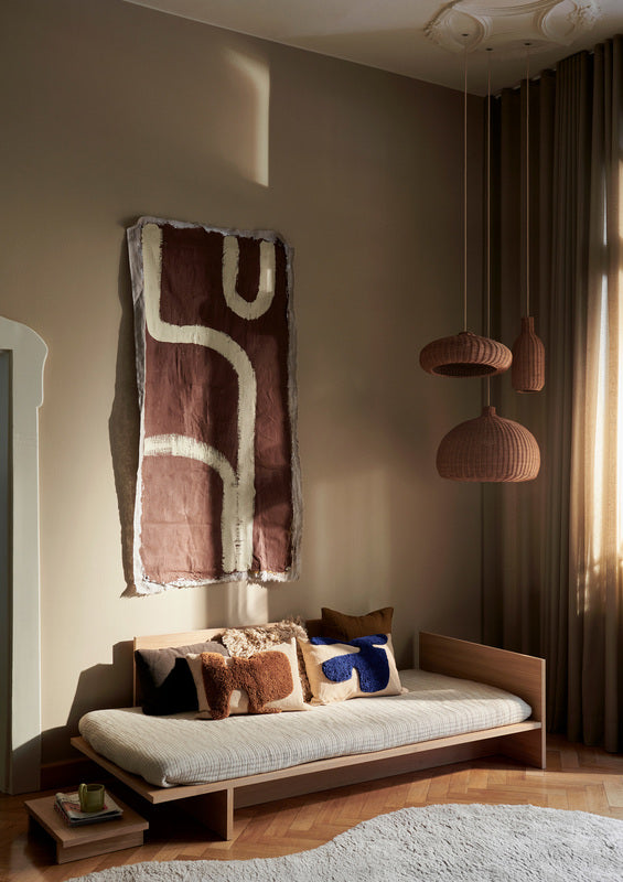 Lay Cushion - Rectangular - Sand/ Sugar Kelp - mit Inlet
