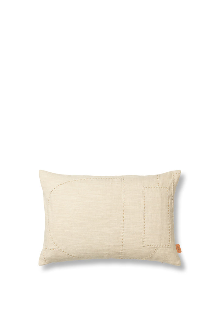 Darn Cushion - Rectangular - Natural - mit Inlet