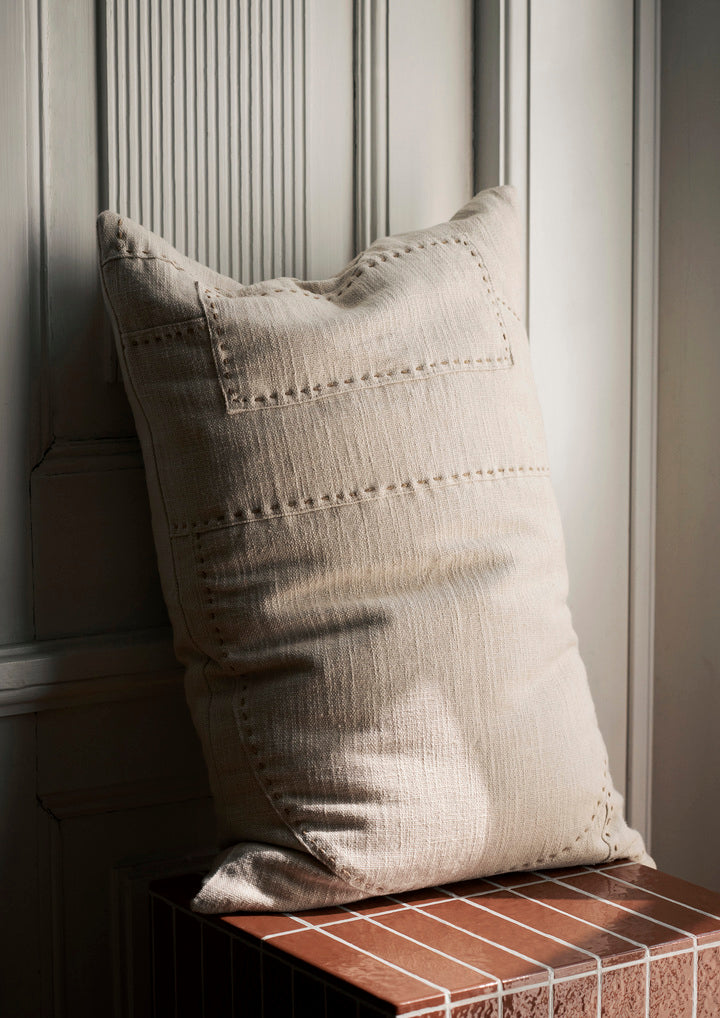 Darn Cushion - Rectangular - Natural - mit Inlet