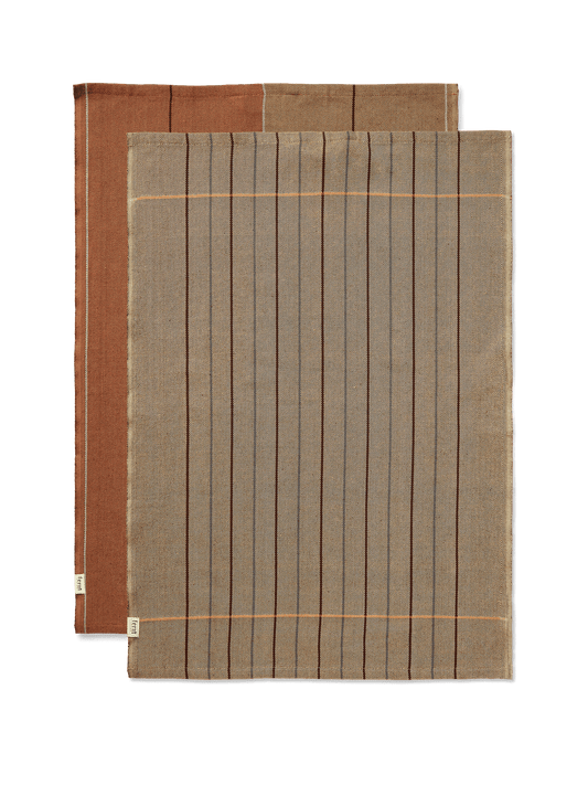 Ito Tea Towel - Set of 2 - Hazel/Oat