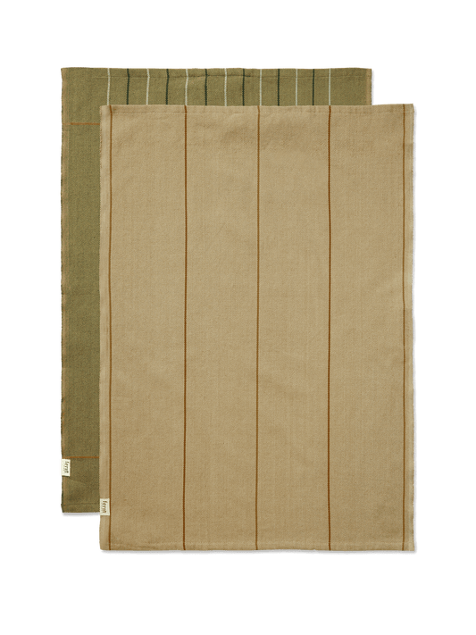 Ito Tea Towel - Set of 2 - Seaweed/Flax