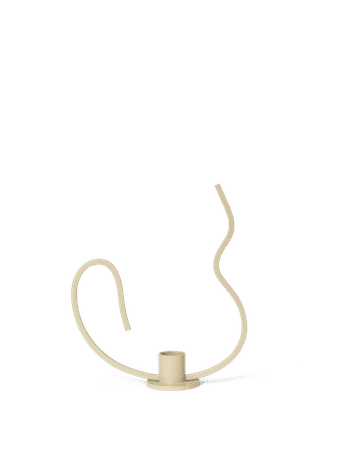 Valse Candle Holder - Low - Cashmere