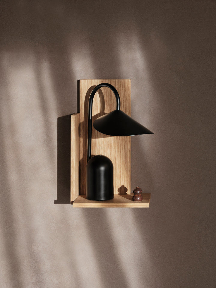 Tragbare Lampe - Arum - Schwarz