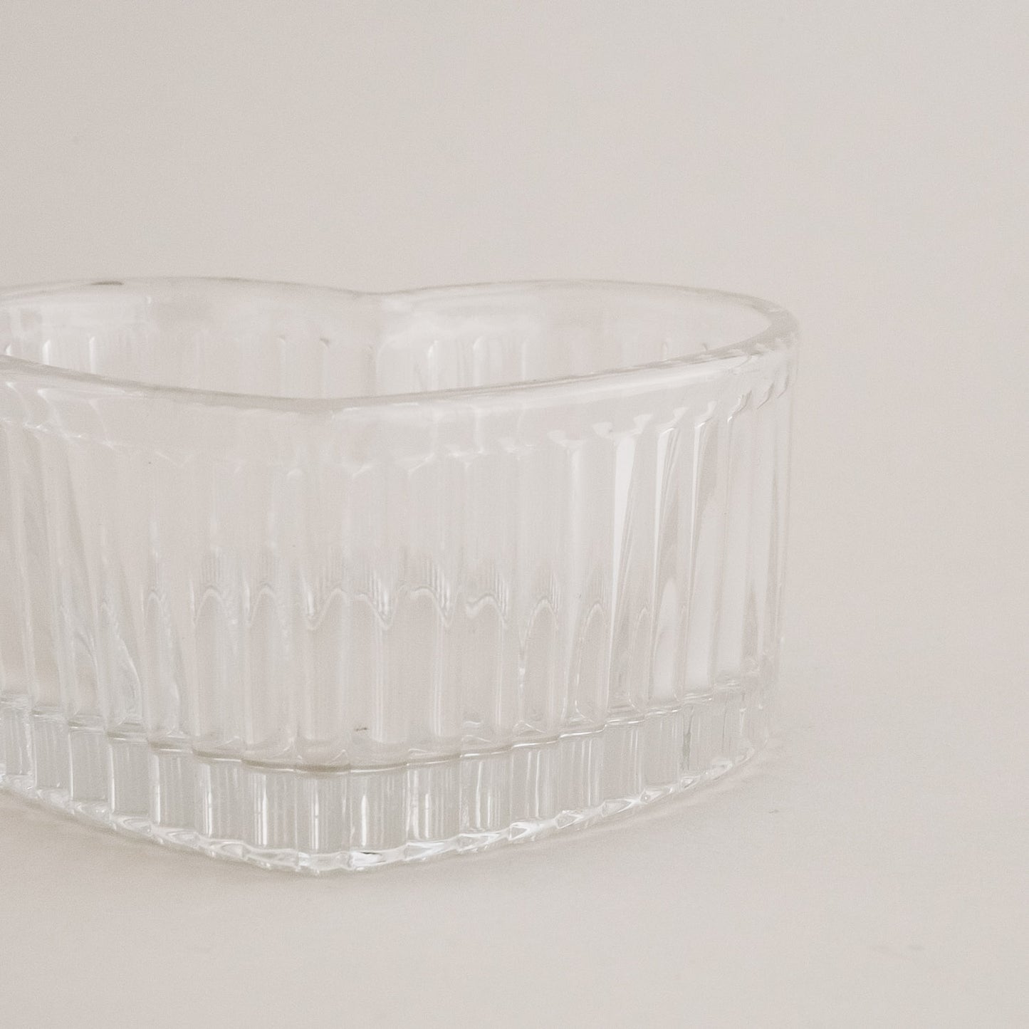 Eulenschnitt - Schale - Herz aus Glas