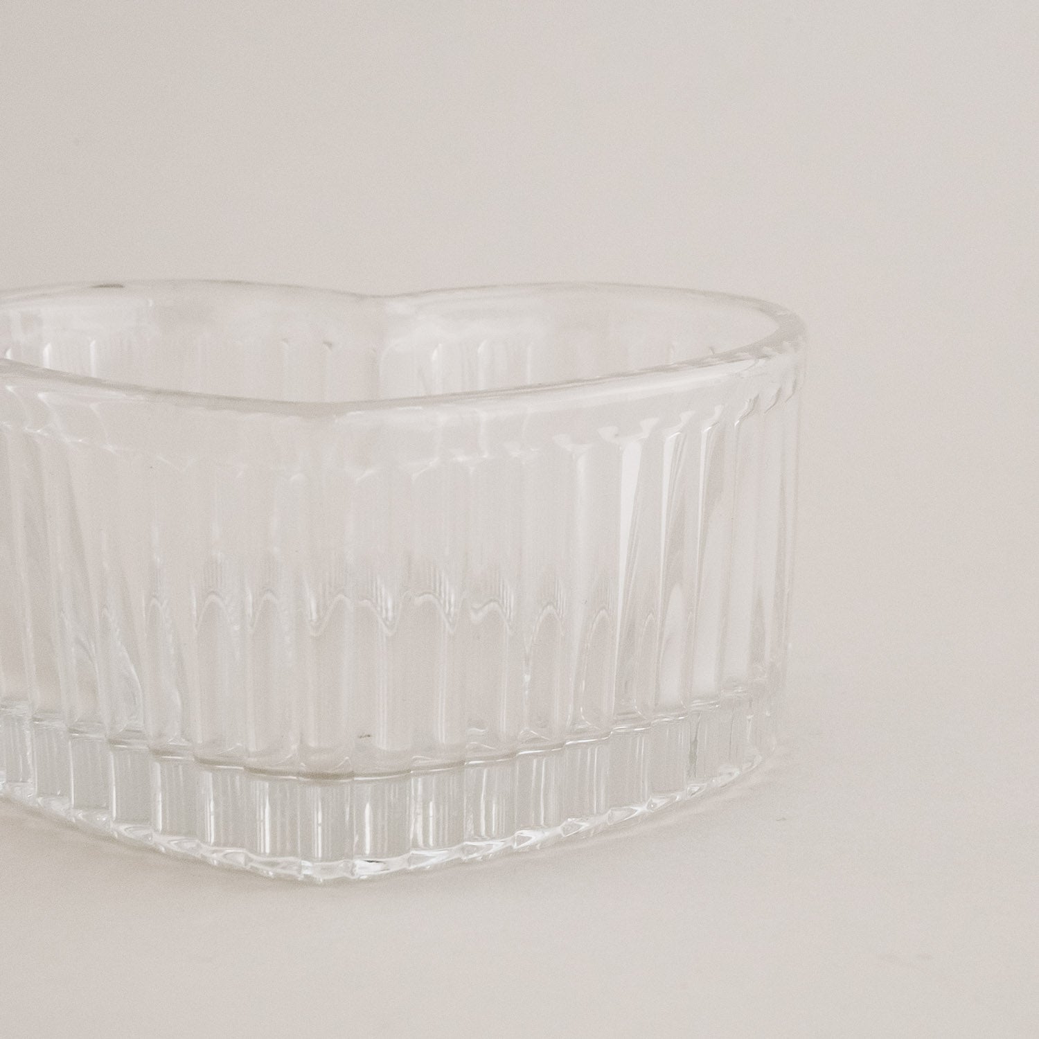 Eulenschnitt - Schale - Herz aus Glas