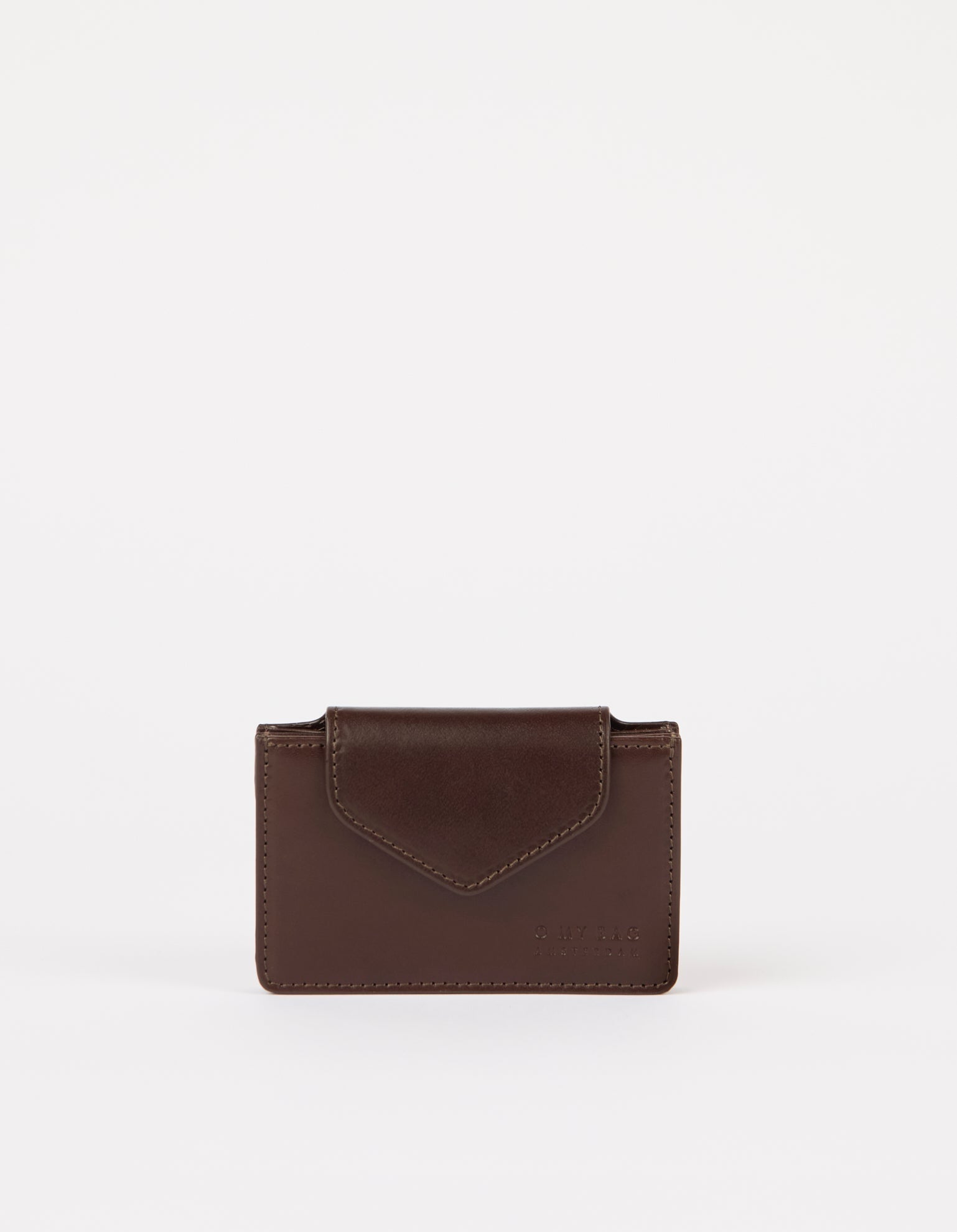 Geldbeutel  Harmonica Wallet in Chocolate Classic Leather von O My Bag
