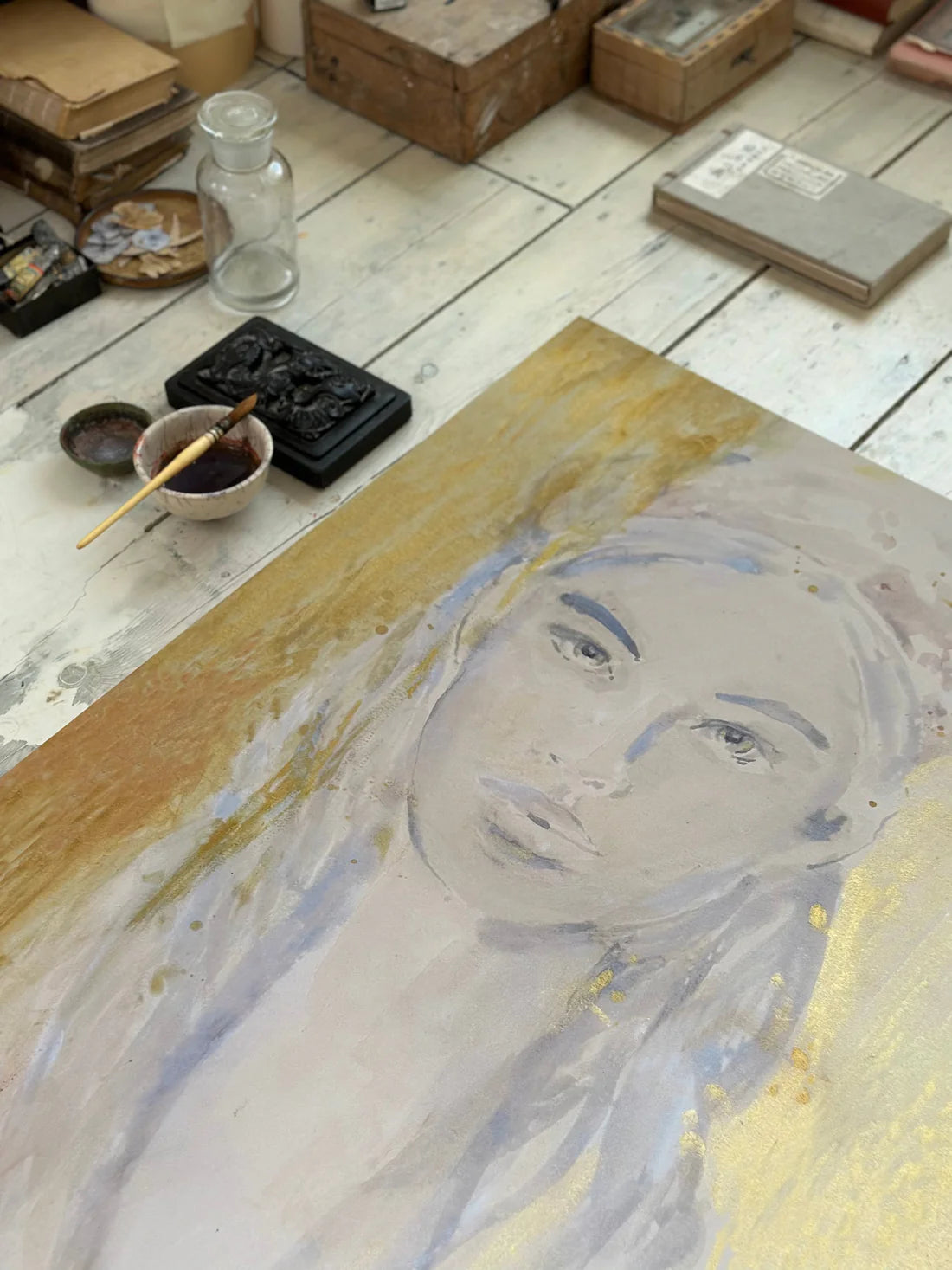 LUMIÈRE DORÉE - 70cm x 100cm