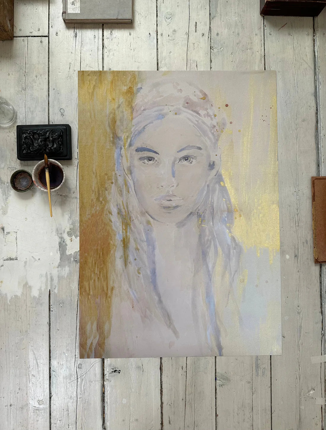 LUMIÈRE DORÉE - 70cm x 100cm