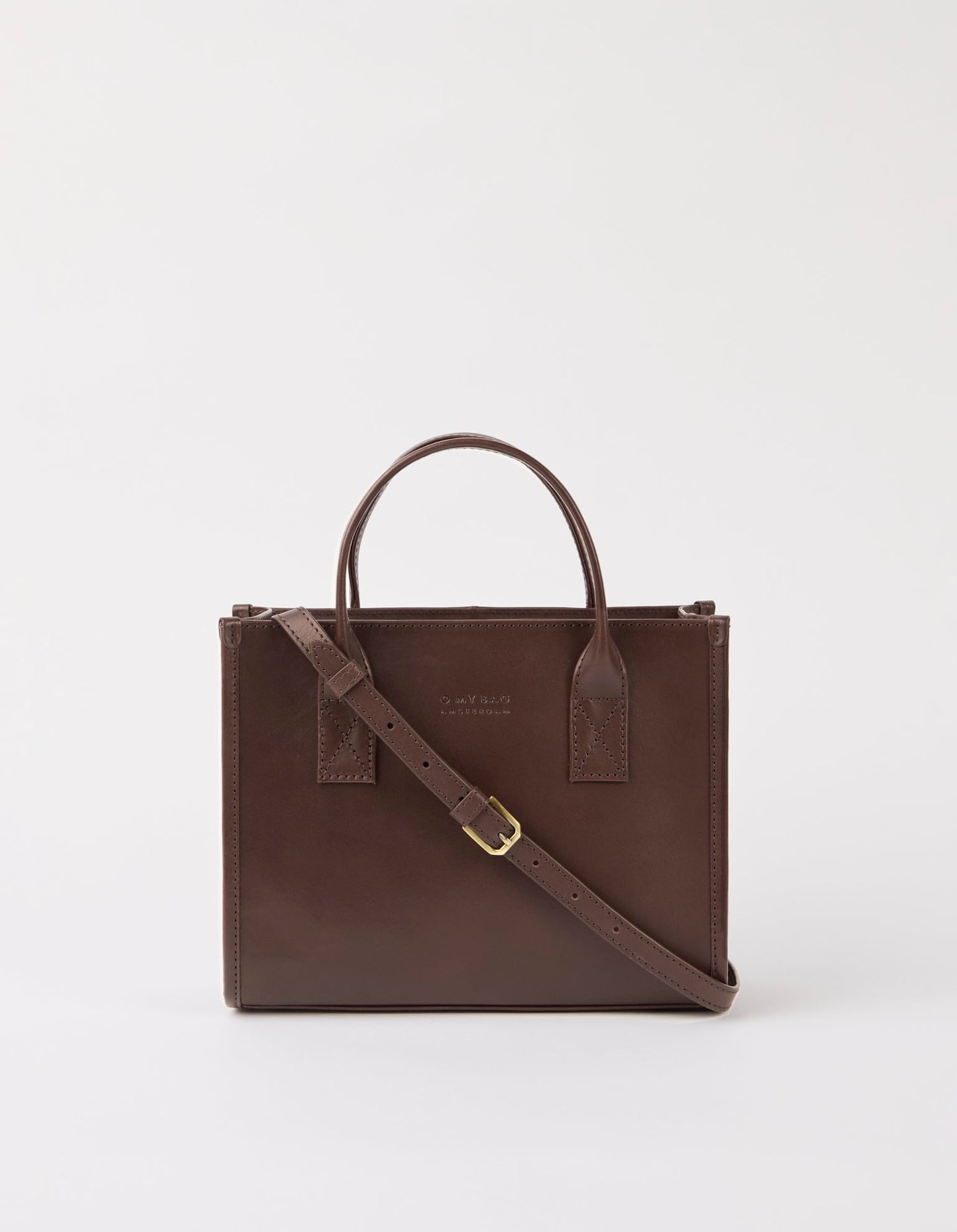 Handtasche Jackie Midi in Chocolate Classic Leather O My Bag