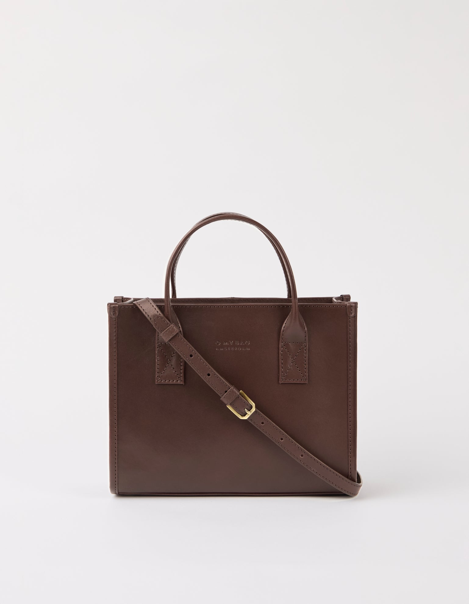 Handtasche Jackie Midi in Chocolate Classic Leather O My Bag
