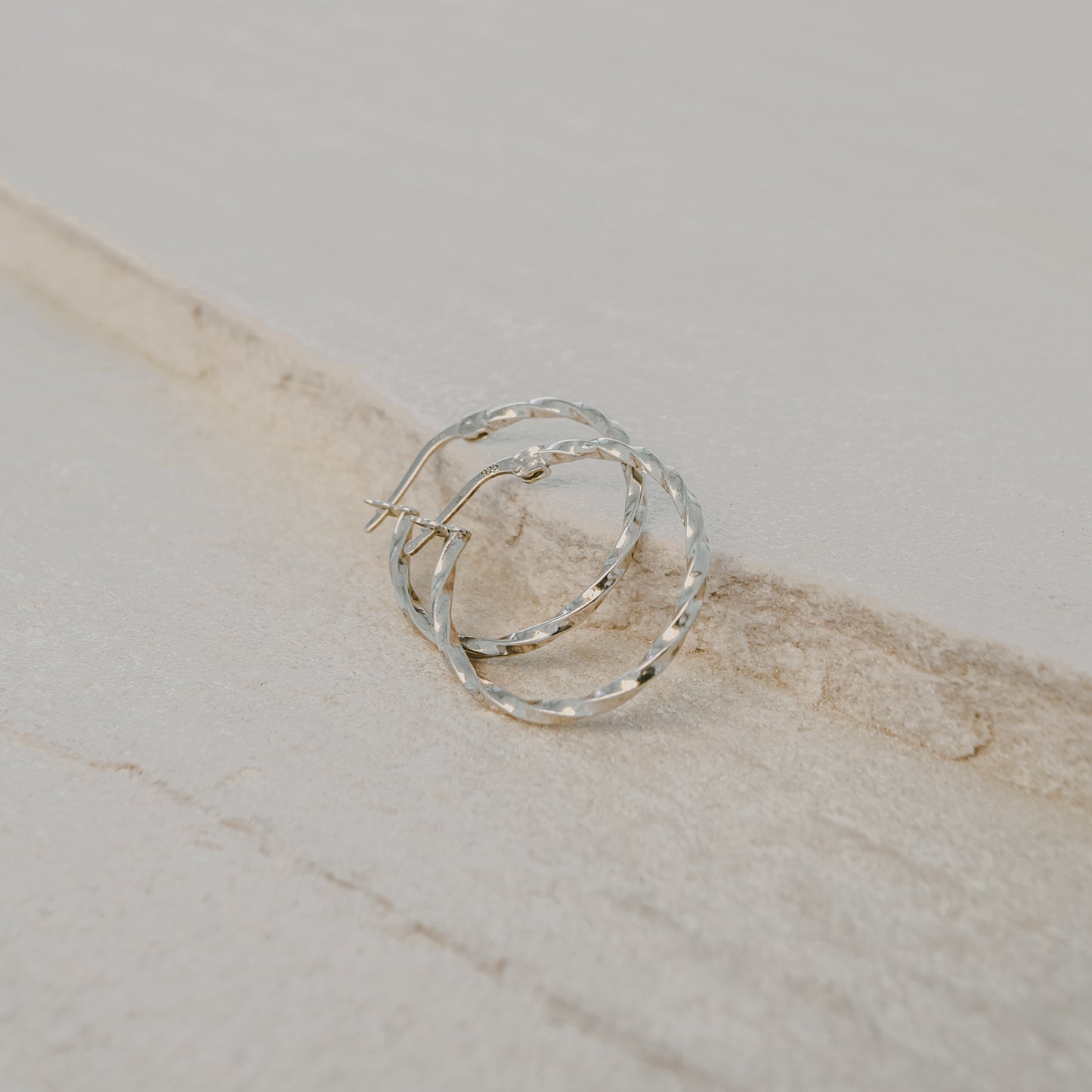Eulenschnitt - Creole Marina Silber – 2,4 cm