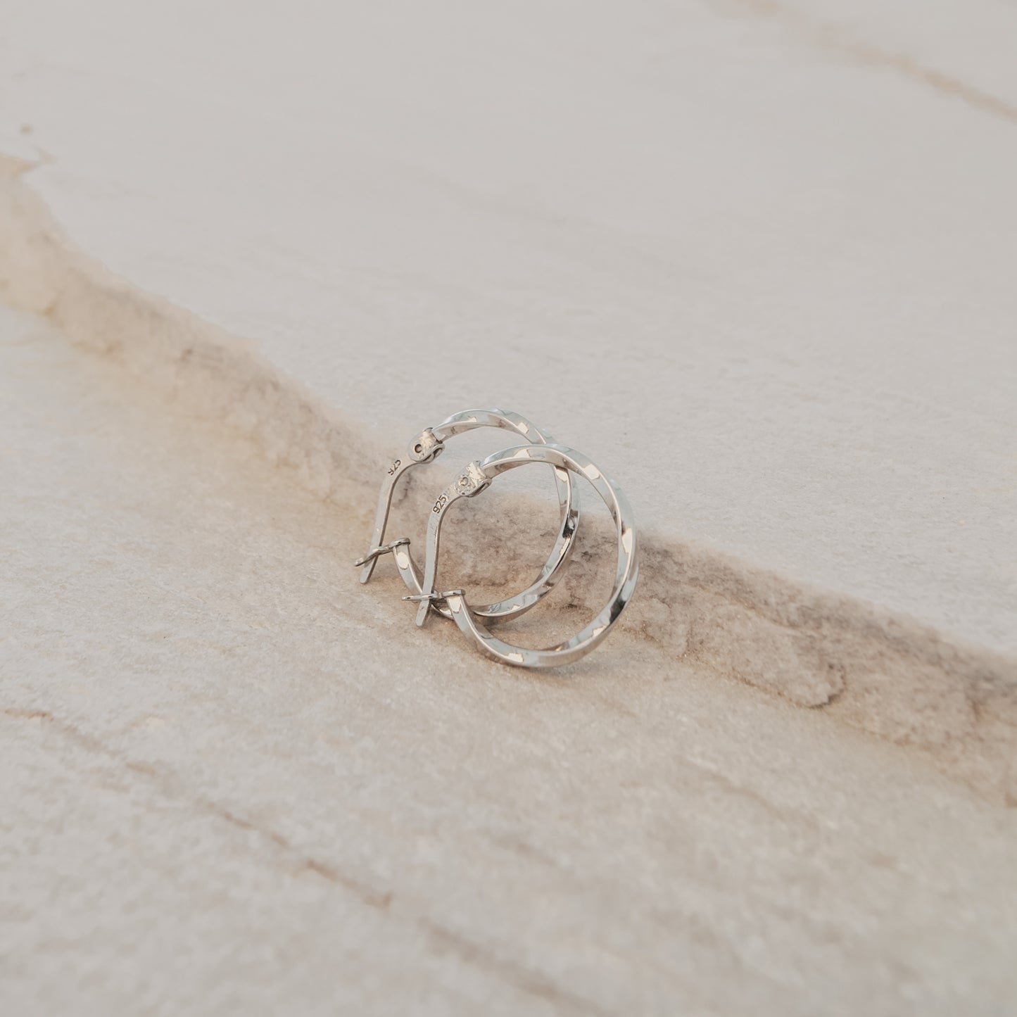 Eulenschnitt - Creole Marina Silber – 1,9 cm