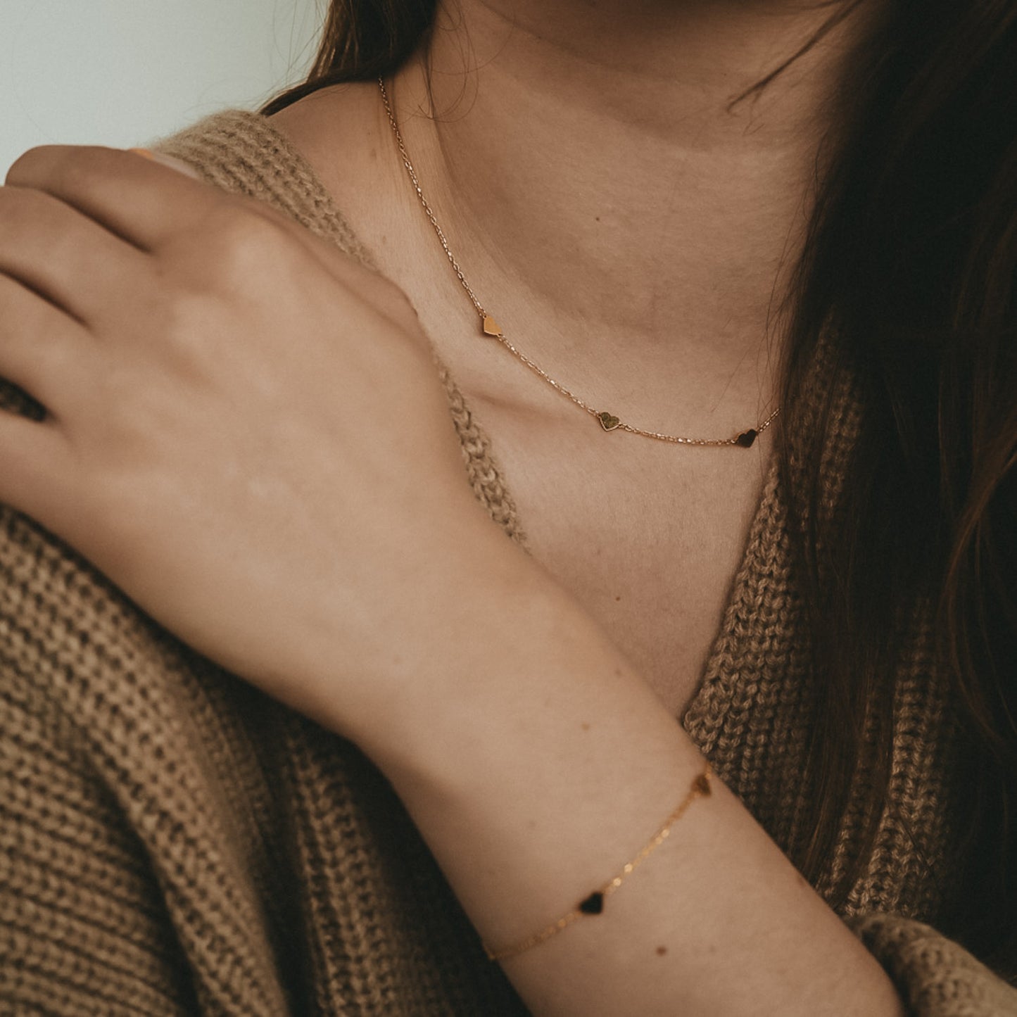 Kette „Lisa“ Gold – Eulenschnitt
