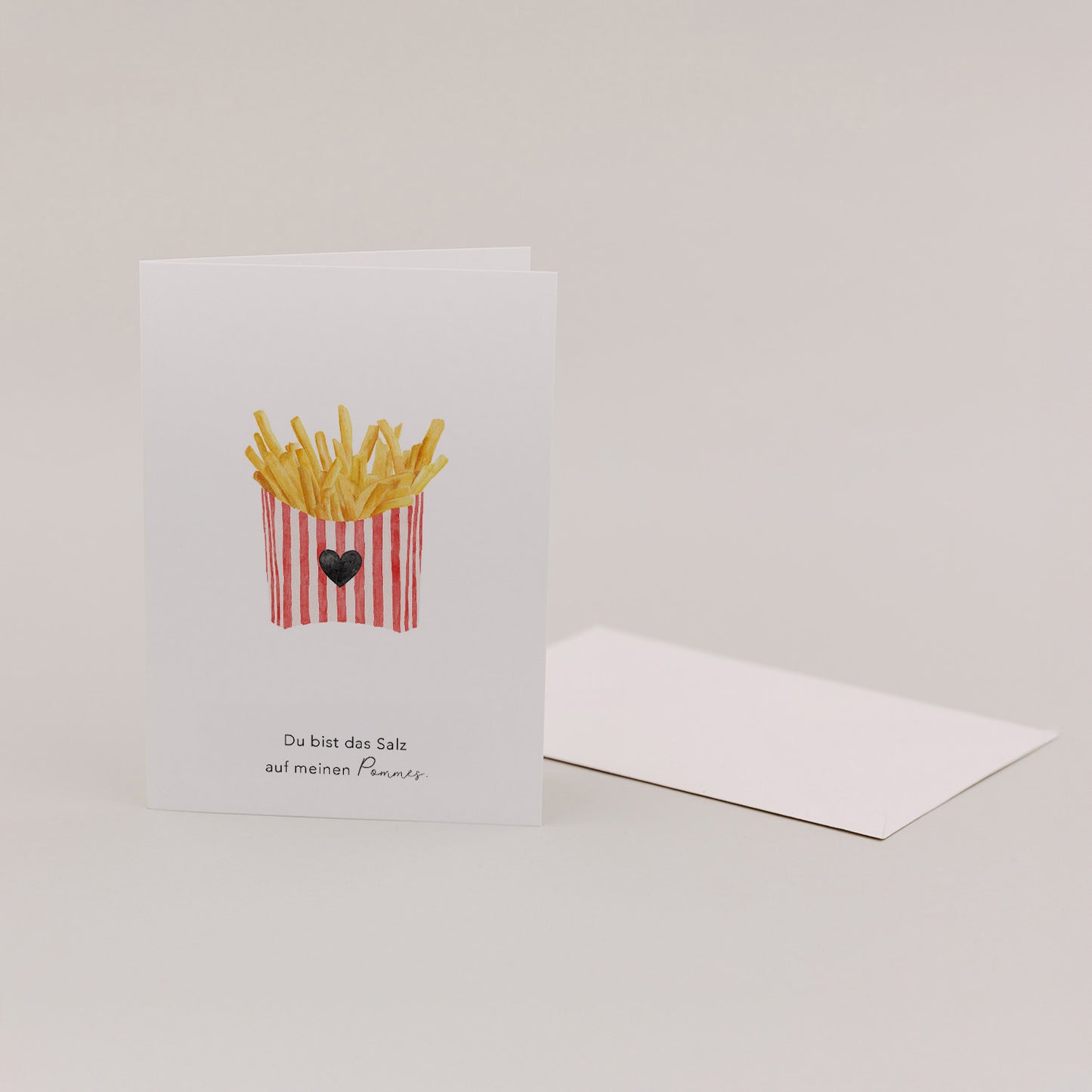 Klappkarte - Pommes