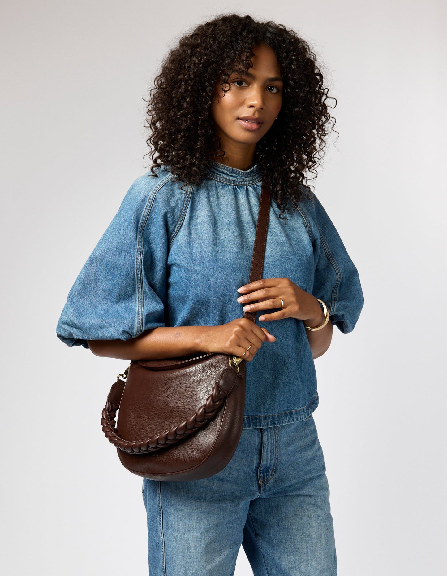 Lana Bag in Chocolate Soft Grain von O My Bag