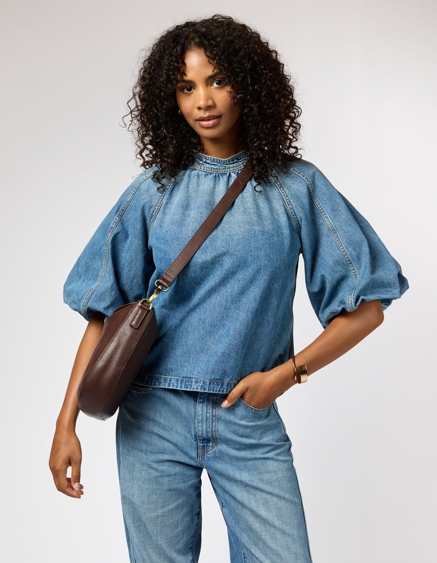 Lana Bag in Chocolate Soft Grain von O My Bag