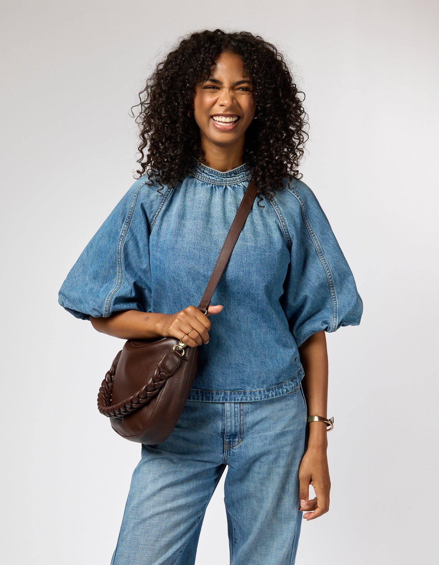 Lana Bag in Chocolate Soft Grain von O My Bag