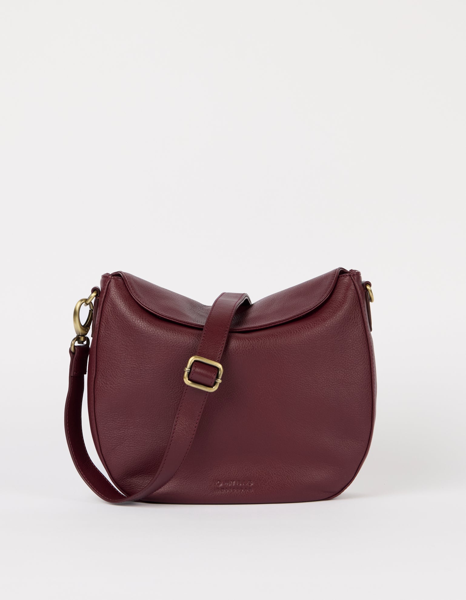 Lana Bag in Dark Cherry Soft Grain von O My Bag