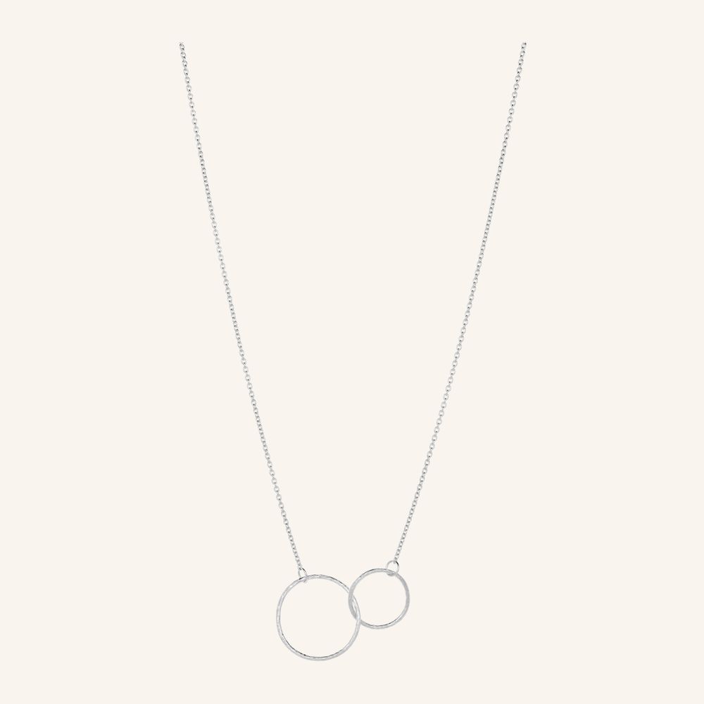 Pernille Corydon - Double Plain Necklace - Silber