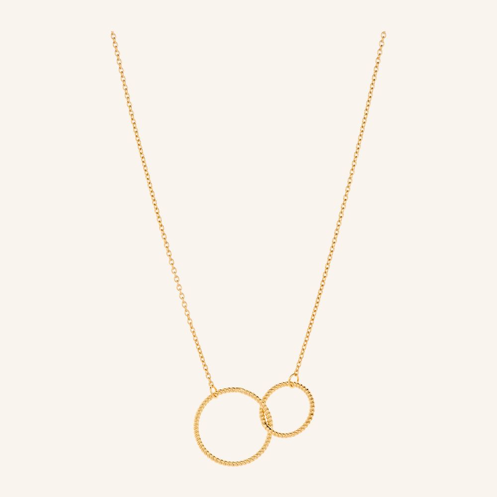Pernille Corydon - Double Twisted Necklace - Gold