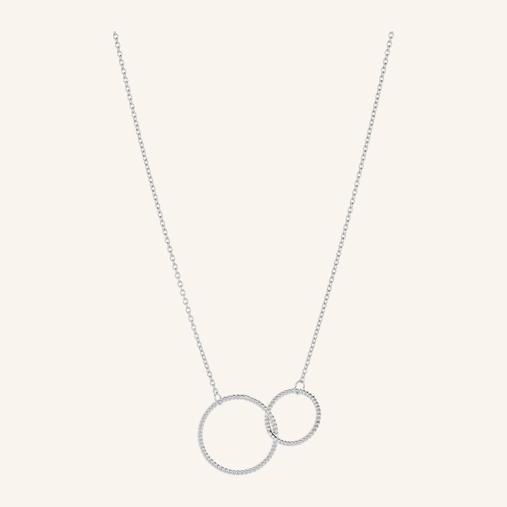 Pernille Corydon - Double Twisted Necklace - Silber