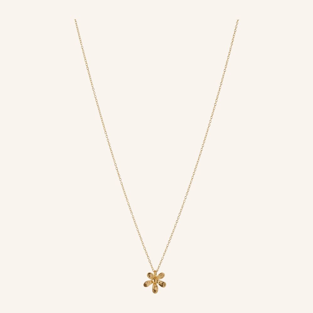 Wild Poppy Necklace - Gold