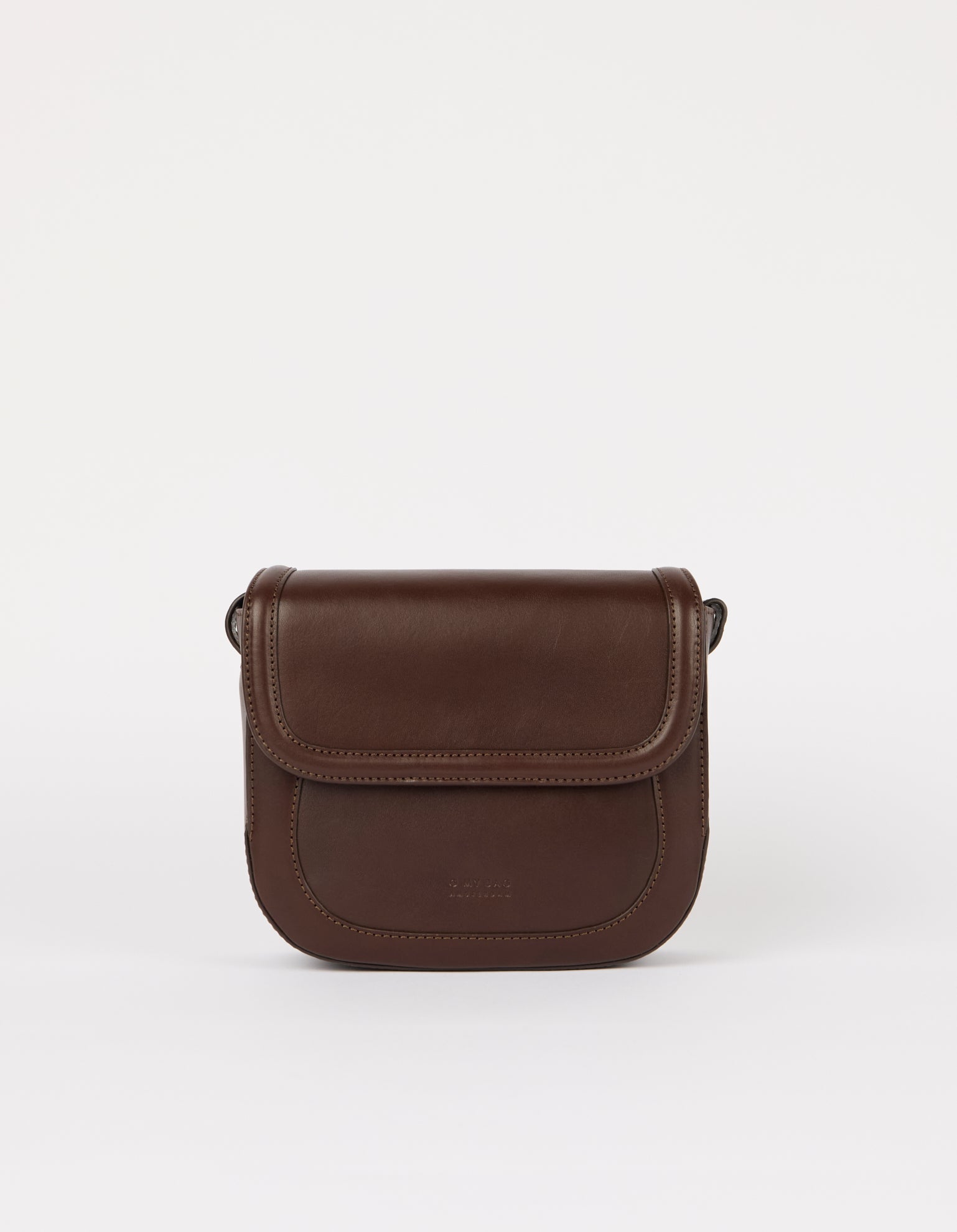 Handtasche Nina Small in Chocolate Classic Leather von O My Bag
