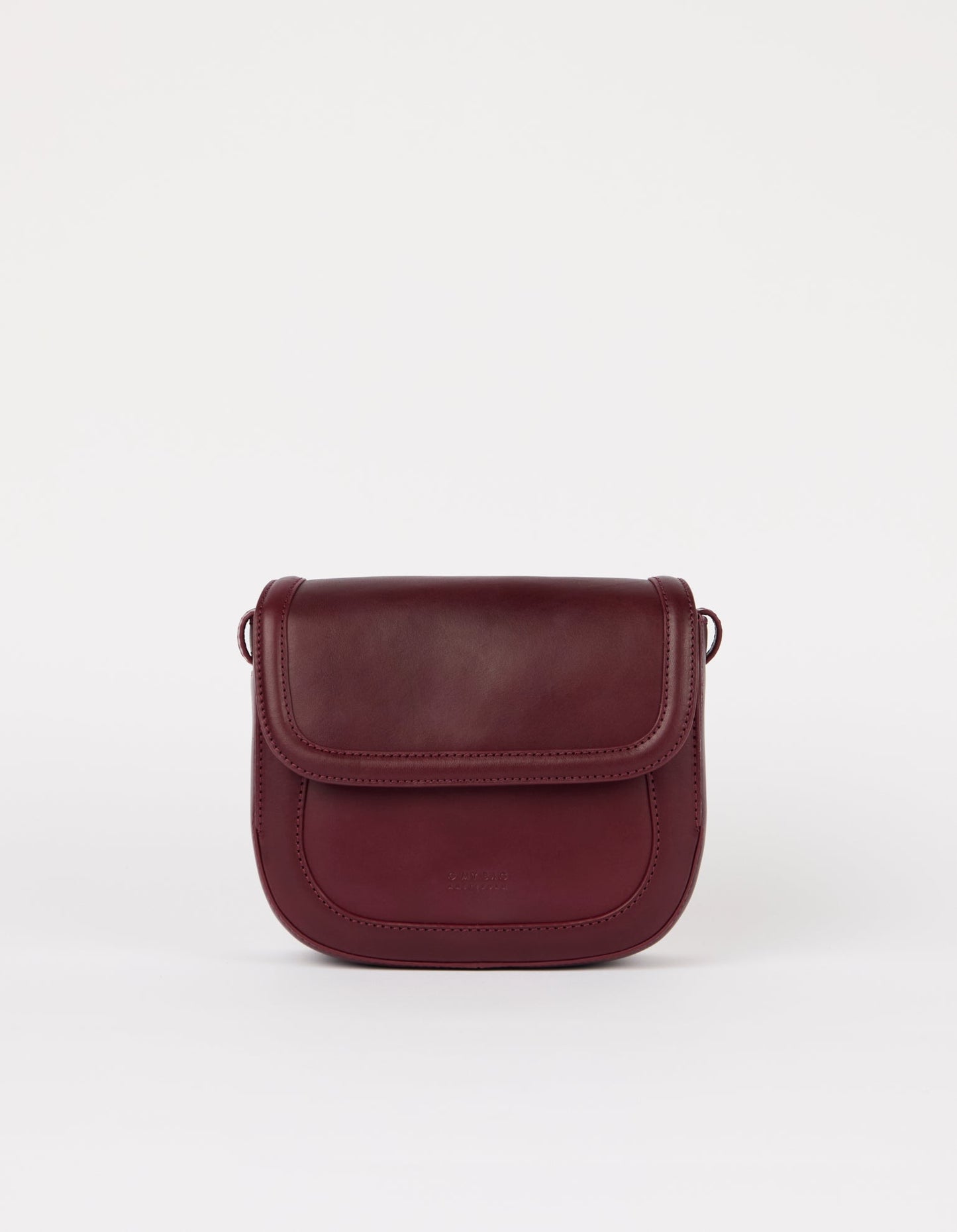 Nachhaltige Handtasche, fair Produziert, Handtasche Nina - Small - Dark Cherry - Classic Leather, O My Bag