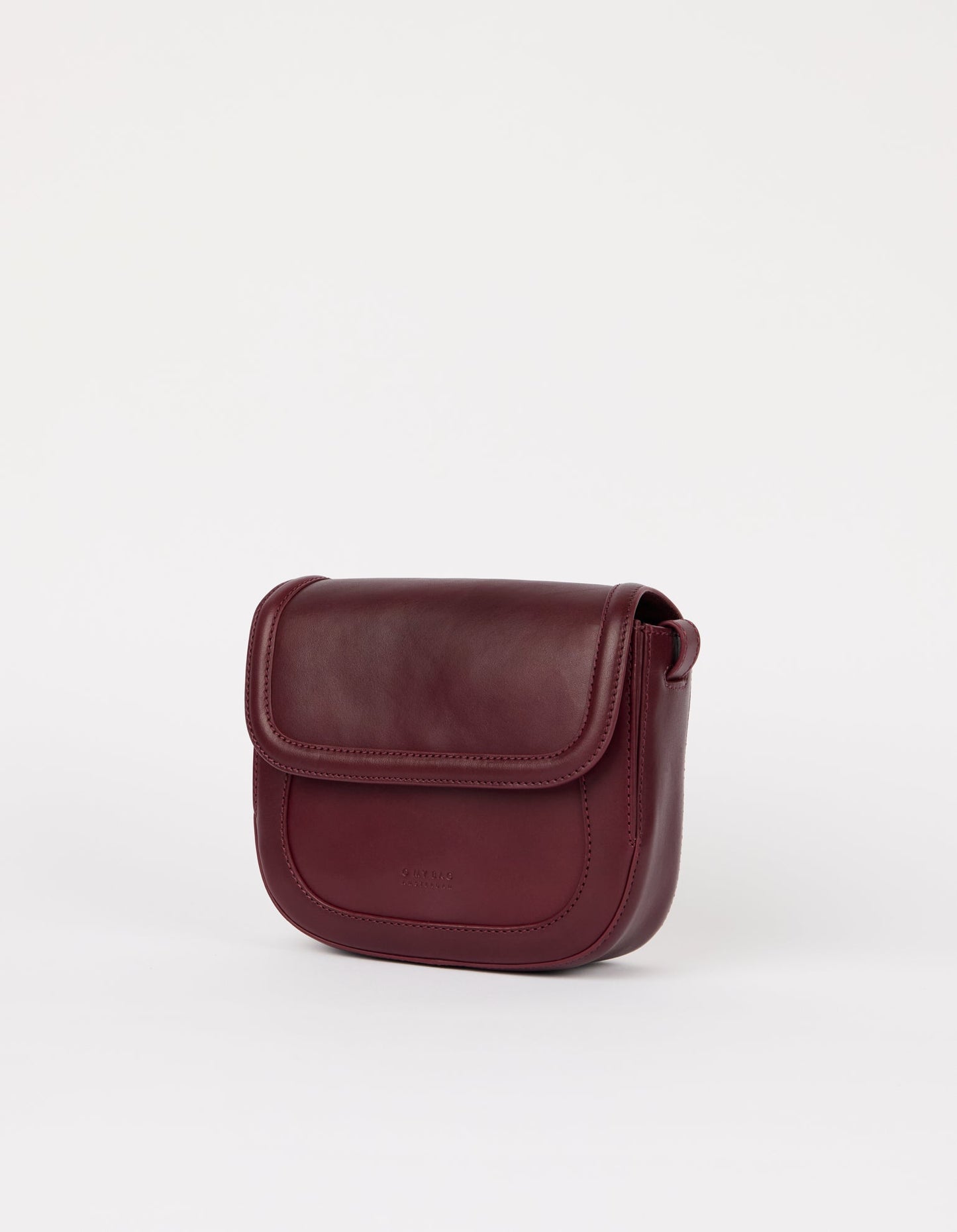 Nachhaltige Handtasche, fair Produziert, Handtasche Nina - Small - Dark Cherry - Classic Leather, O My Bag