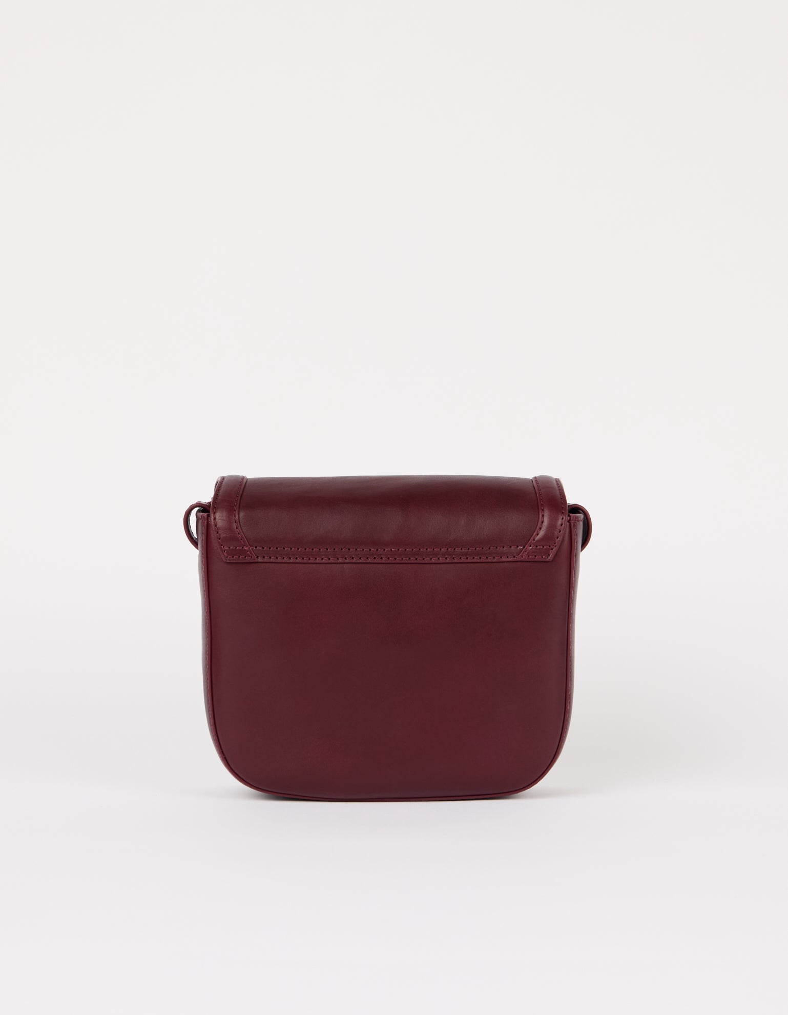 Nachhaltige Handtasche, fair Produziert, Handtasche Nina - Small - Dark Cherry - Classic Leather, O My Bag