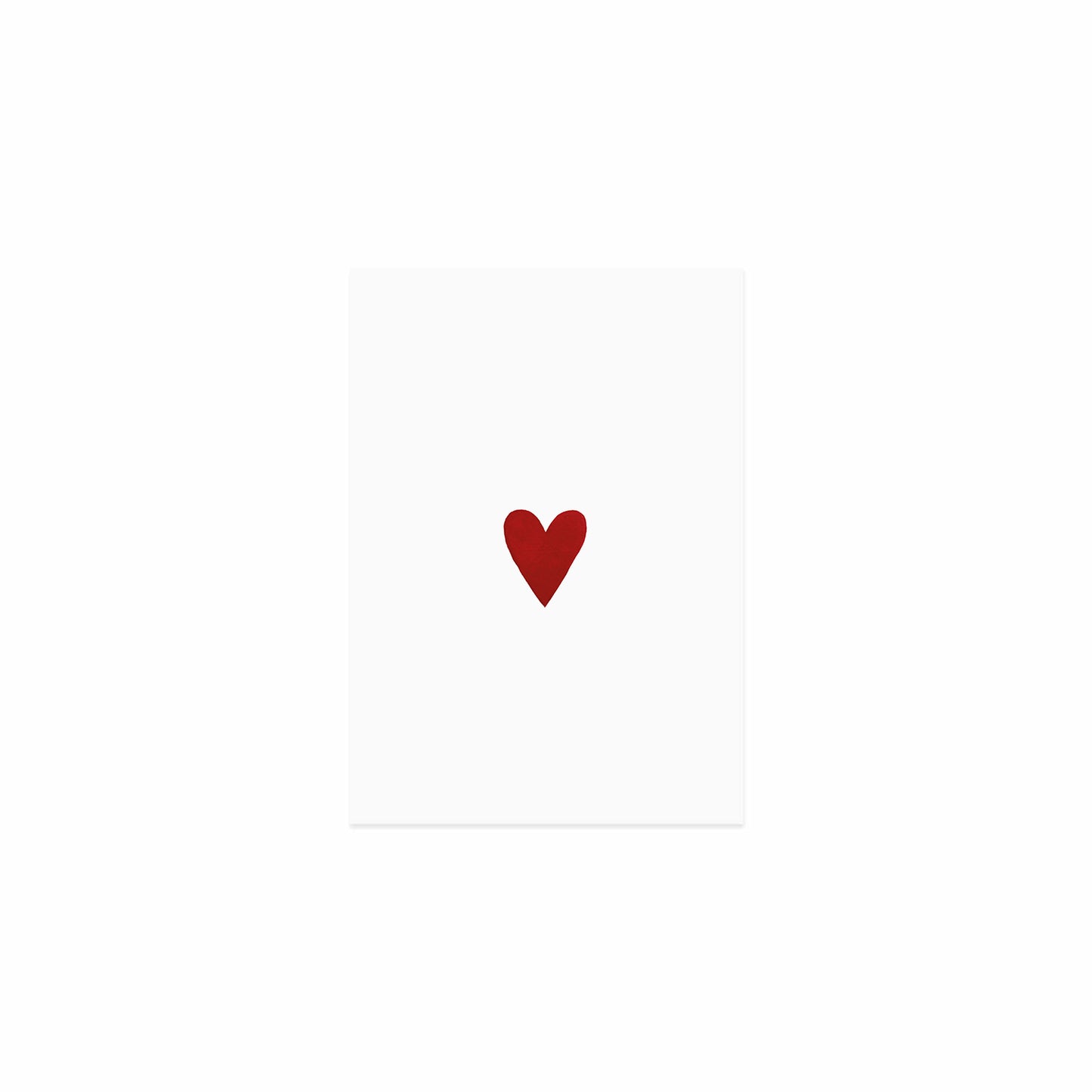 Aquarellkarte Heart