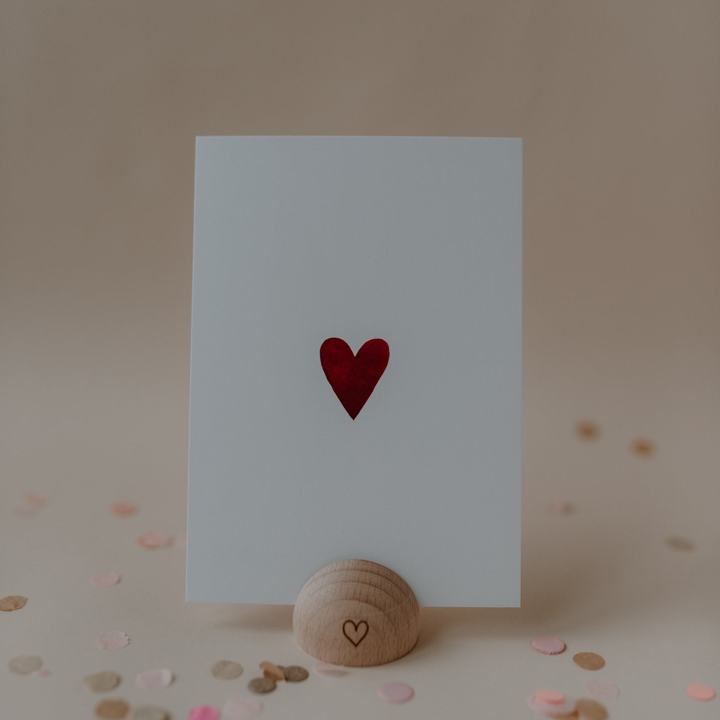 Aquarellkarte Heart