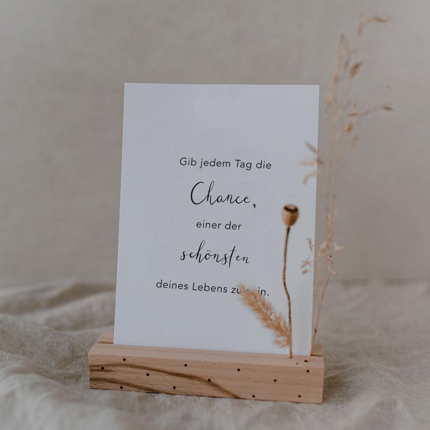 Spruchkarte Jeder Tag