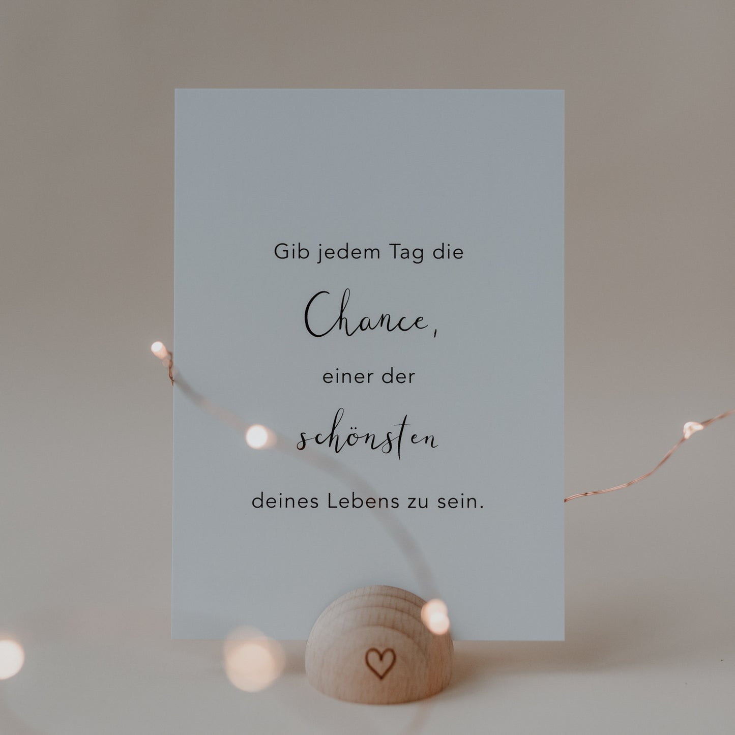 Spruchkarte Jeder Tag